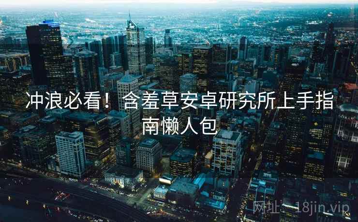 冲浪必看！含羞草安卓研究所上手指南懒人包