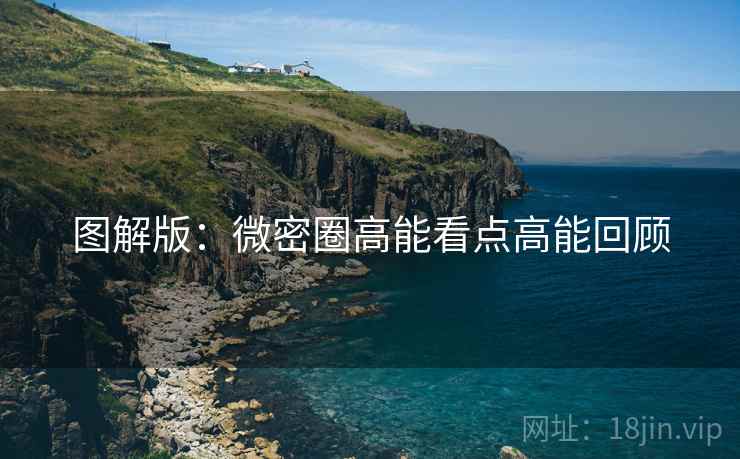 图解版：微密圈高能看点高能回顾