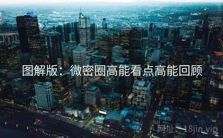 图解版：微密圈高能看点高能回顾
